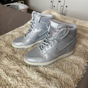 Nike Dunk Sky Hi Cut Out Premium Metallic